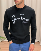 Suéter tejido de lana para Hombres