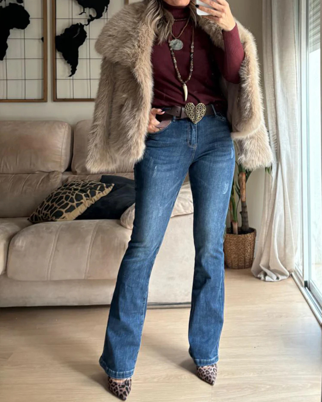 Pantalones ajustados informales para mujer®