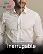Camisa de manga larga Inarrugable para Hombres