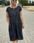 Vestido corto boho suelto y ajustado®