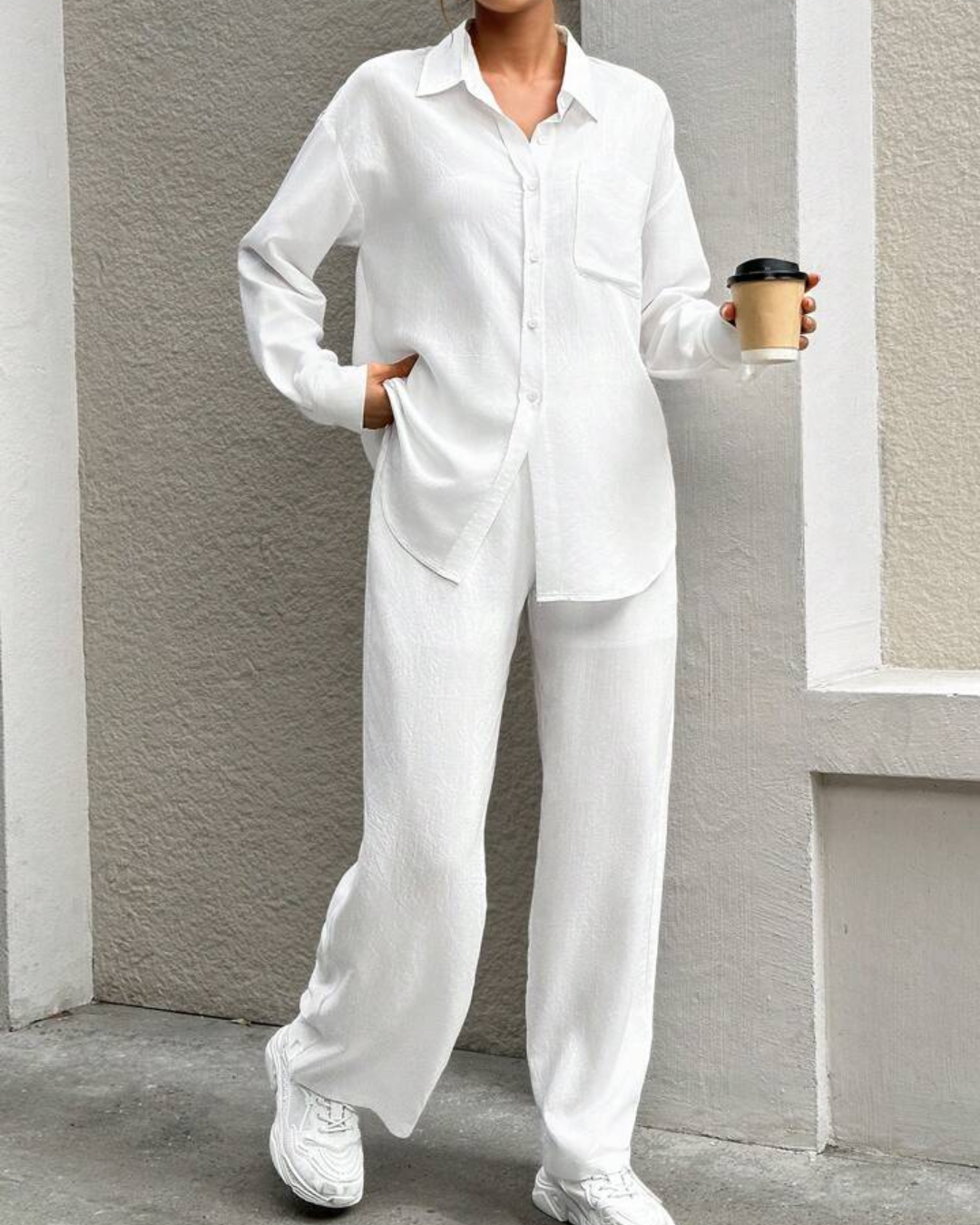 Conjunto Casual de Lino para Mujer Frescura y Estilo en Dos Piezas