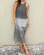 Vestido Largo de Corte Fluido