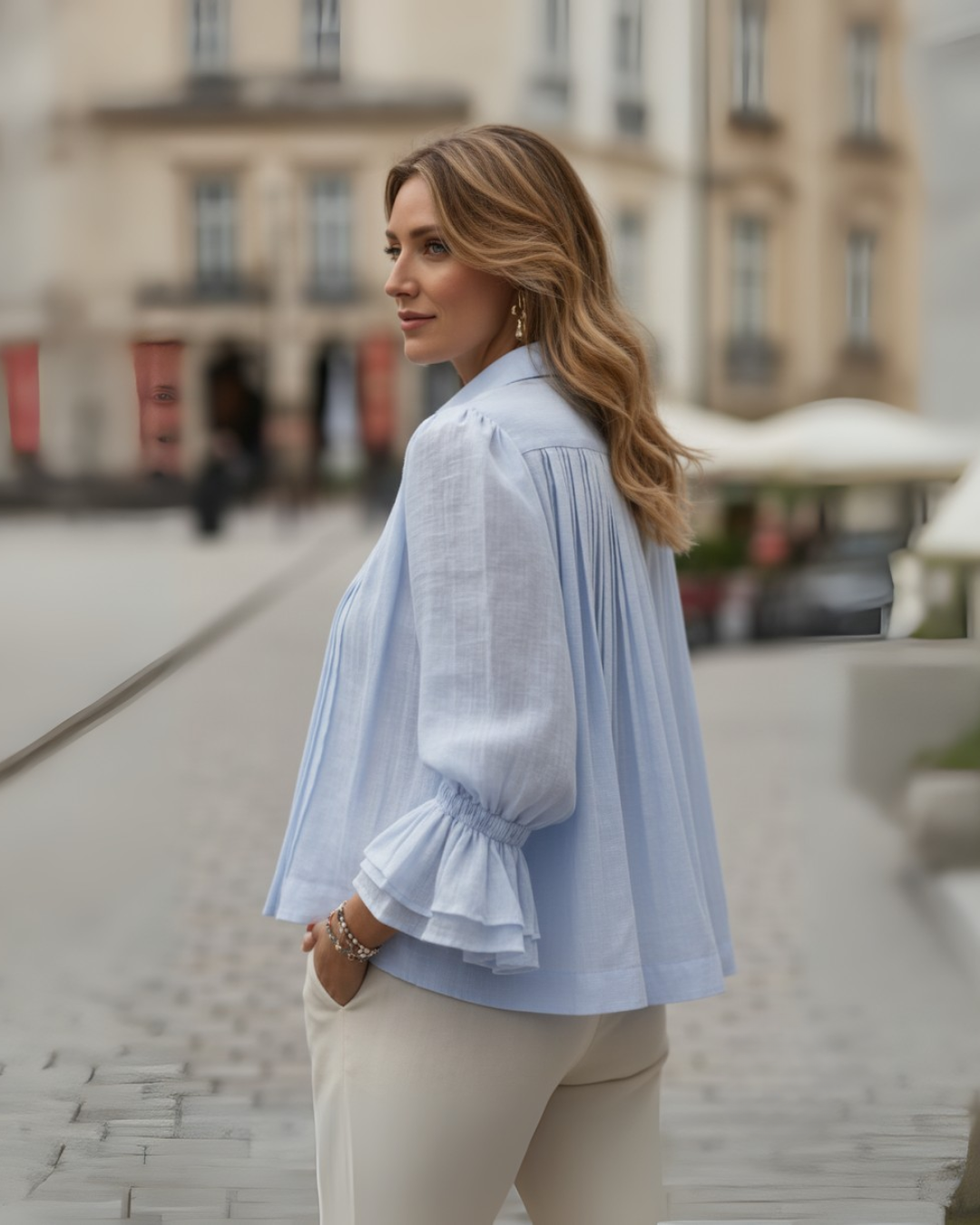 Cárdigan casual con cuello de solapa para mujer