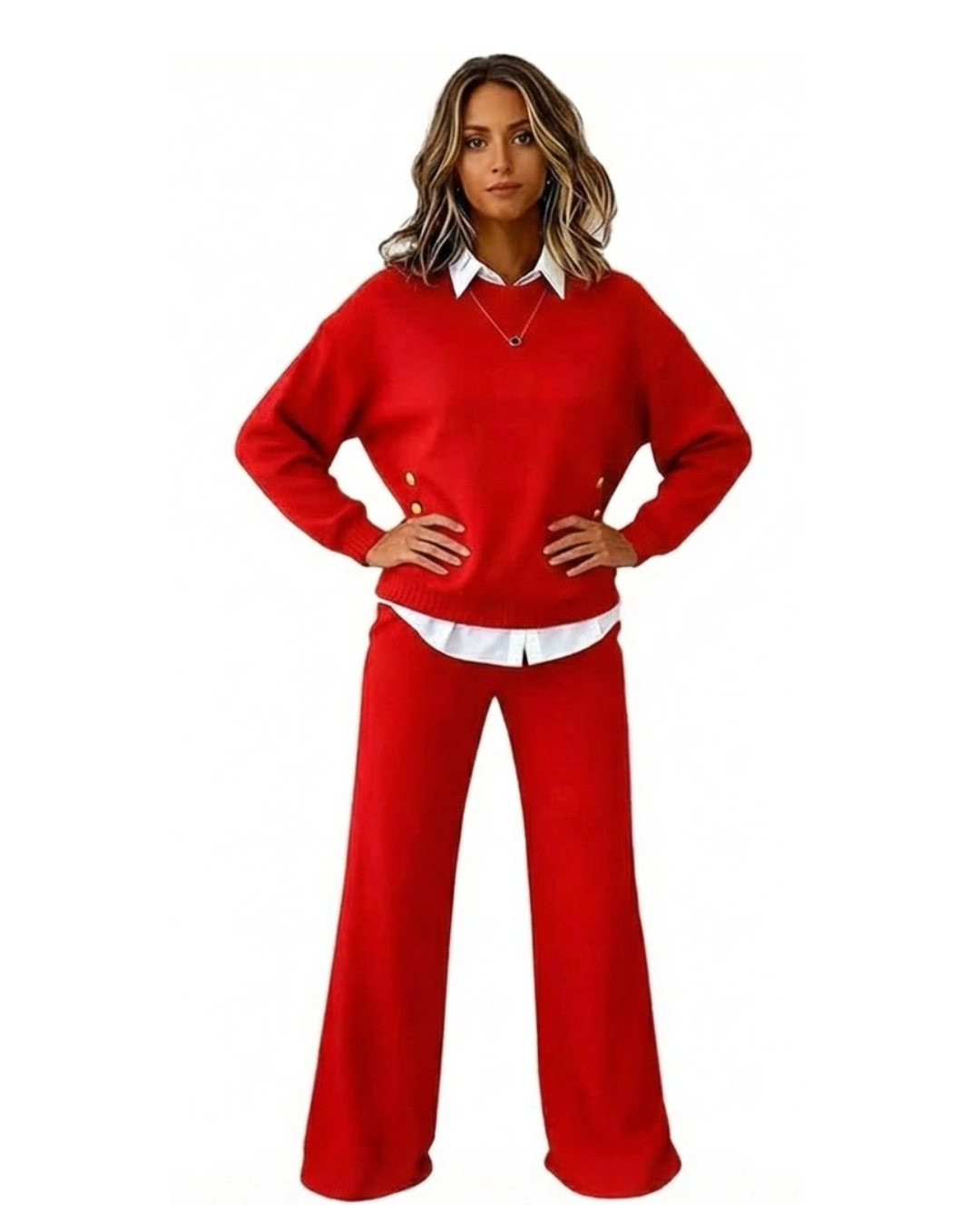 Conjunto de camiseta y pantalones para mujer®