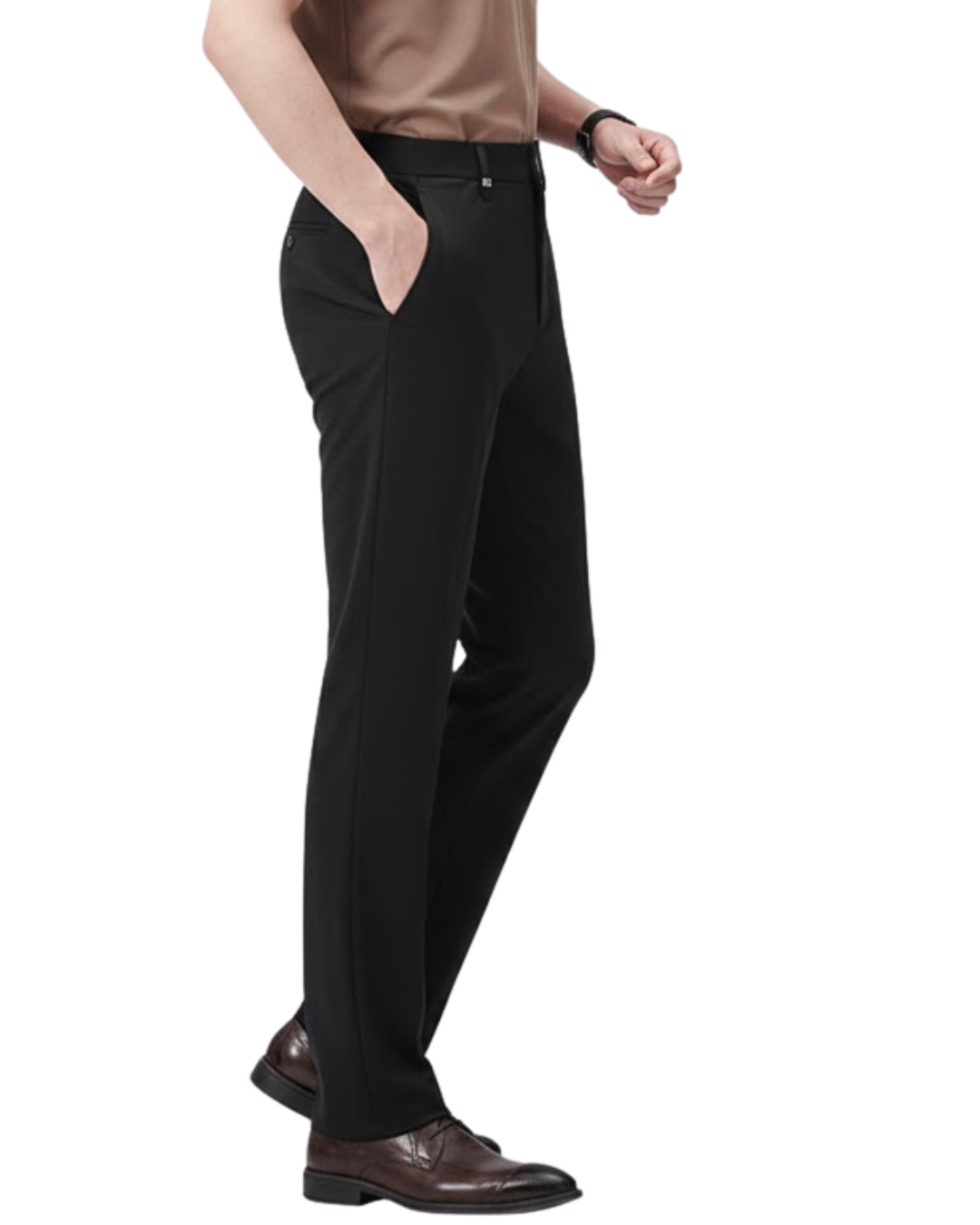 Pantalones de Traje Elásticos de Elegancia que Refresca Para Hombre