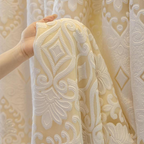 Cortina Doble de Tejido Grueso con Bloqueo de la Luz y Diseño Moderno (Dimensiones 265 cm largo x 166 cm ancho)®