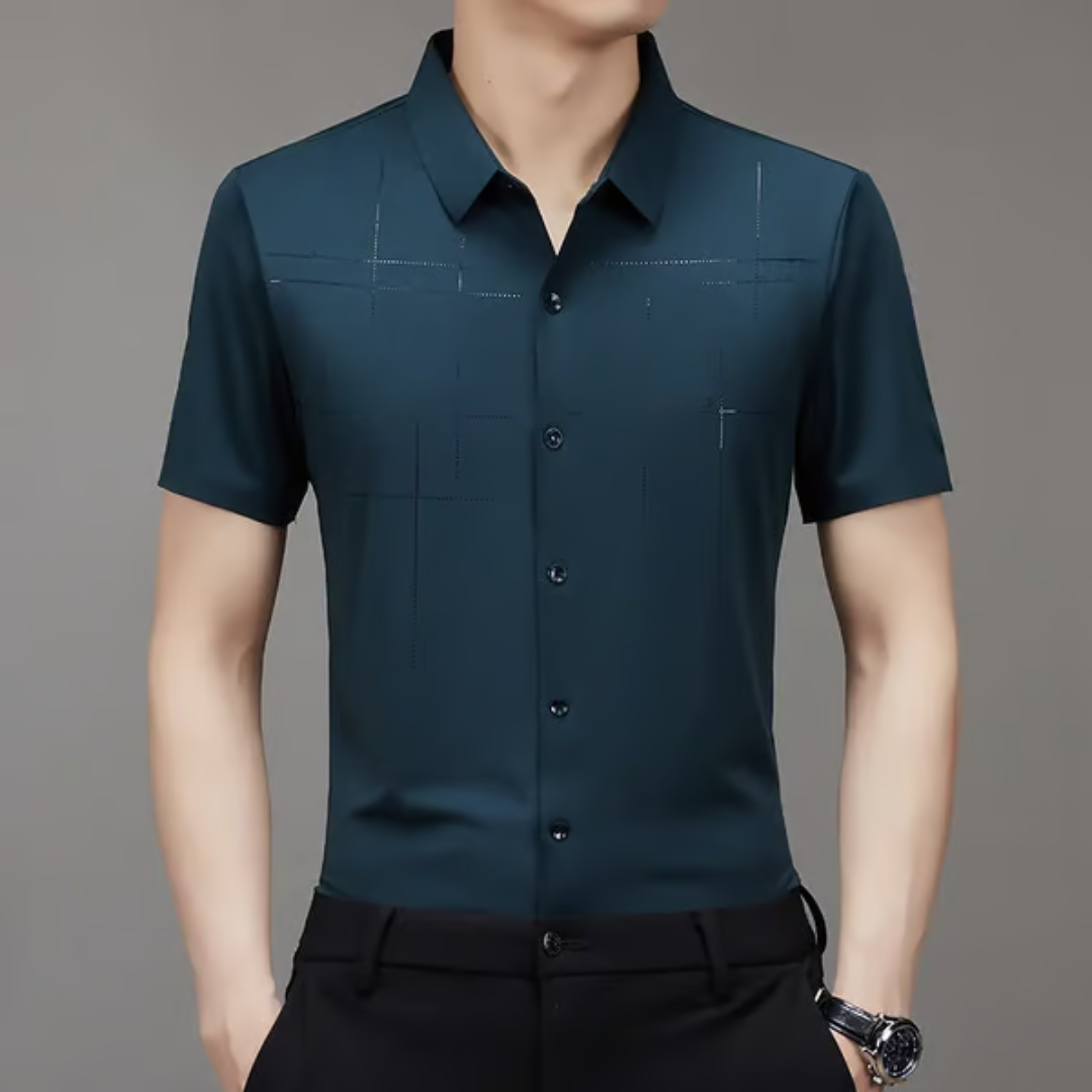 Camisa de Manga Corta para Hombre con un Estilo Moderno y Elegante