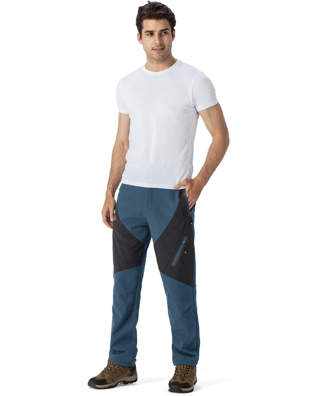Pantalones Impermeables a Prueba de Viento con Forro Polar Para hombre®