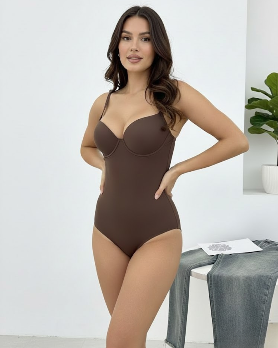 Body Moldeador de Alto Confort y Silueta Definida Para Mujer