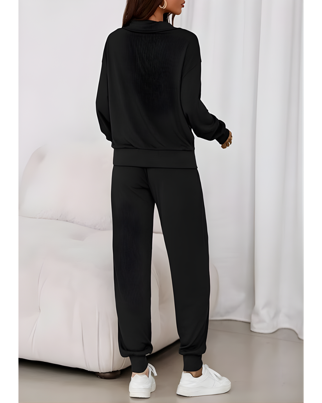 Conjunto de 2 piezas con Joggers de Lujo Para Mujer®