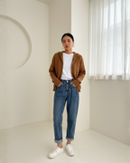 Cárdigan con Capucha de Estilo Relajado Para Mujer