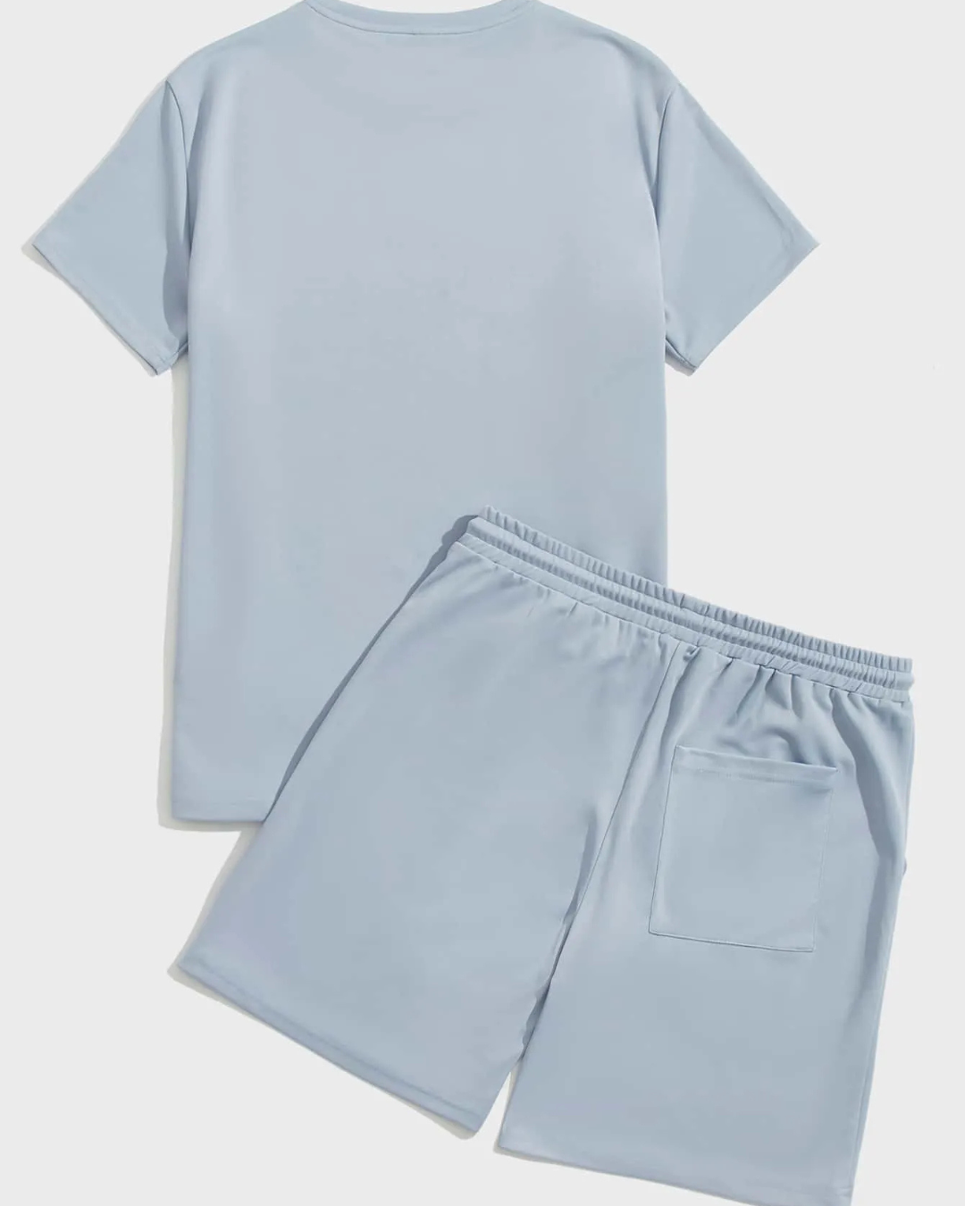 Conjunto de camisa y pantalón corto para hombre