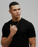 Collar dorado de 3 mm en acero inoxidable