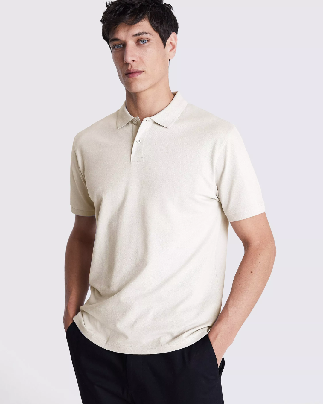 Camiseta Tipo Polo para Hombre con Ajuste Moderno y Ligero (OFERTA 2X1)