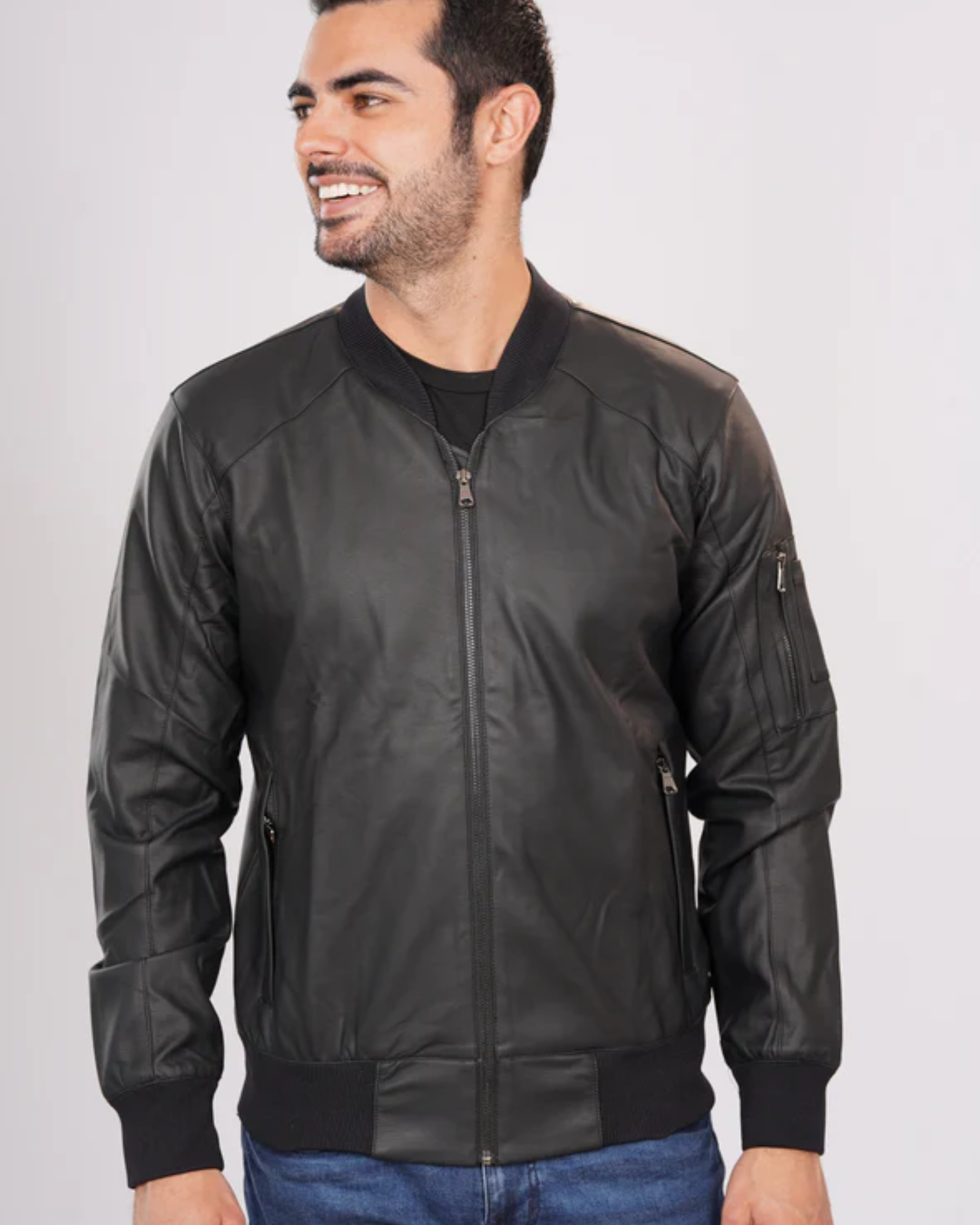 Cazadora Estilo Bomber para Hombre