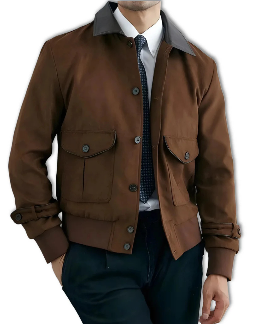 Chaqueta para hombre casual y elegante con diseño clasico