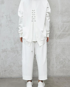 Conjunto Casual de Dos Piezas con Cuello Redondo y Manga Larga®