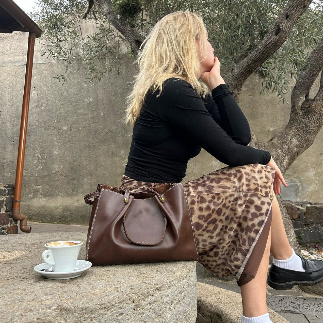 Bolsa de cuero de primera calidad con varios compartimentos®