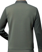Camisa de Dos Piezas con Cuello Falso a Rayas para Hombres®