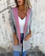 Abrigo casual con capucha para mujer®