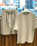 Conjunto Casual con Camiseta Manga Corta y Short para Hombre