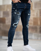 Pantalones vaqueros ajustados elásticos para hombre