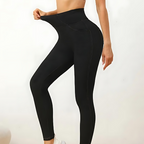 Pantalón Elástico Ajustado Tiro Alto con Bolsillo Trasero®