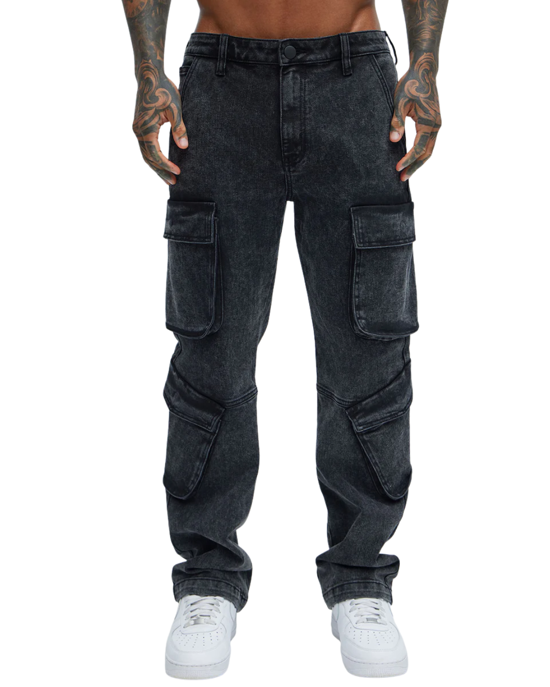 Pantalón de Corte Recto y Estilo Urbano Para Hombre®