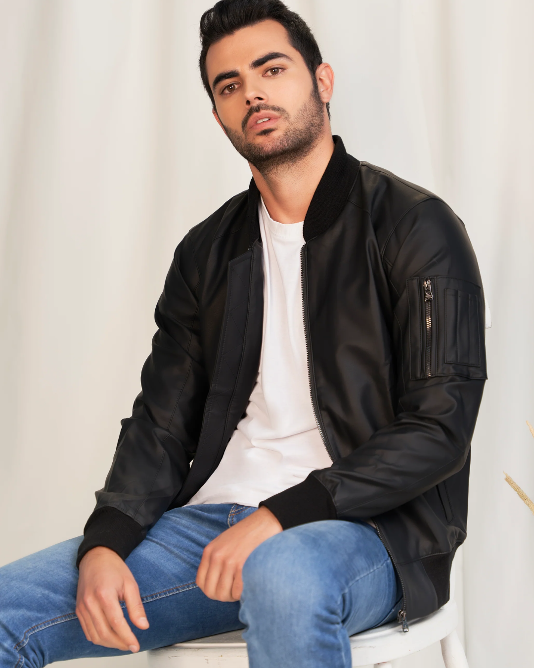 Cazadora Estilo Bomber para Hombre
