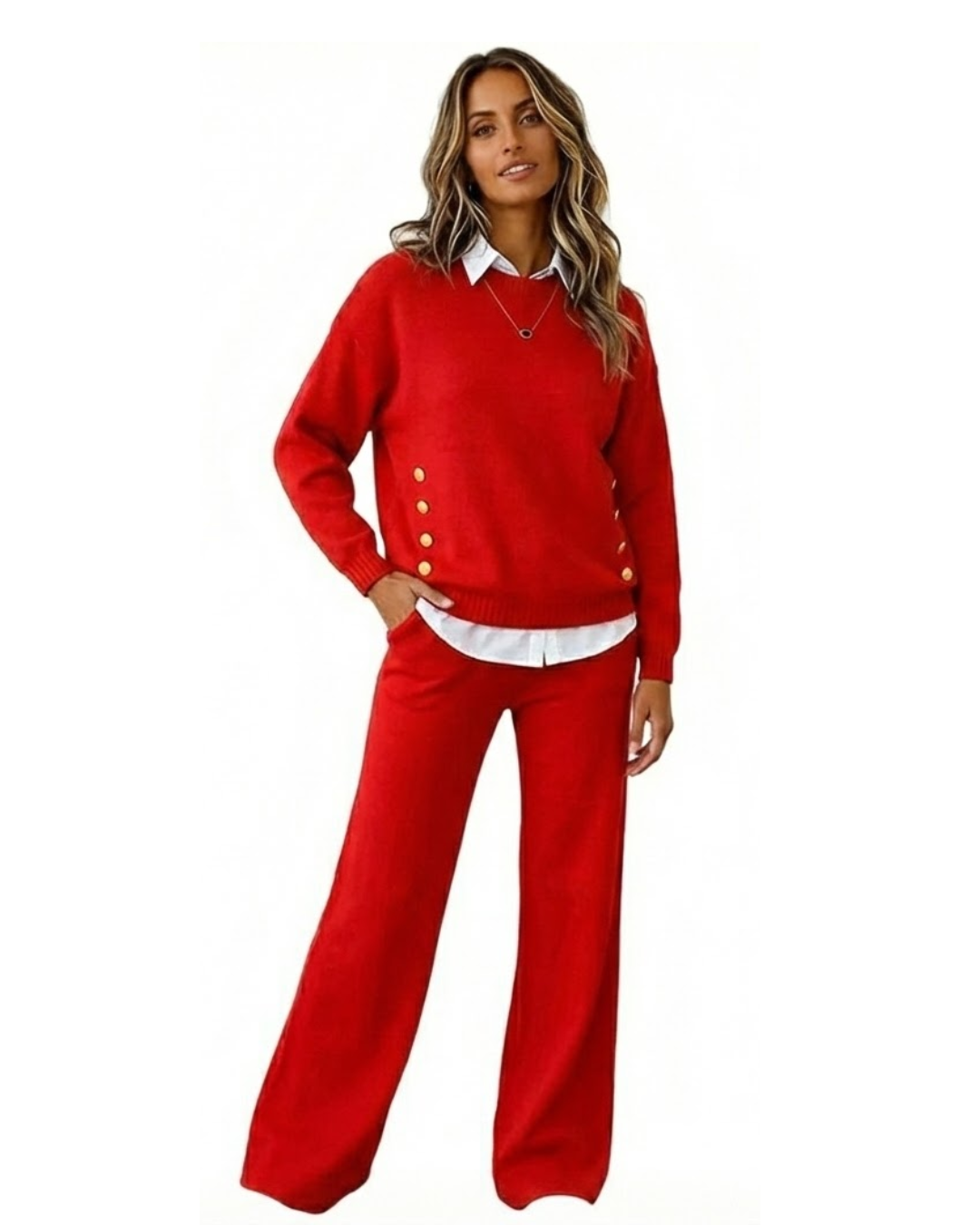 Conjunto de camiseta y pantalones para mujer®