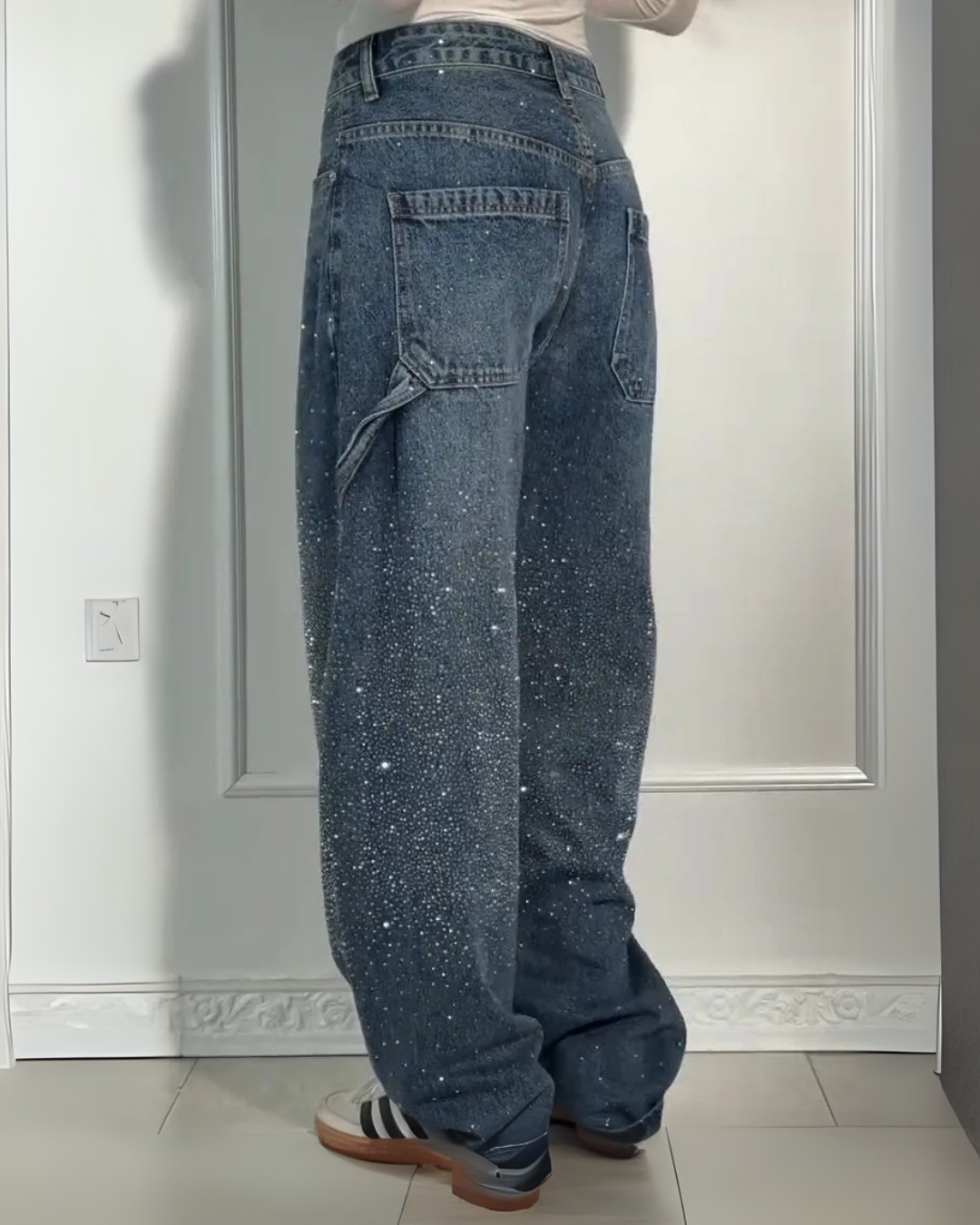 Pantalones Harem con Pedrería para mujer