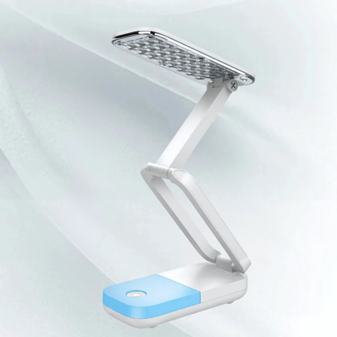 Lámpara LED Plegable con Brazo Ajustable y Luz de Alta Intensidad