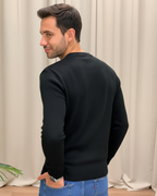 Suéter tejido de lana para Hombres