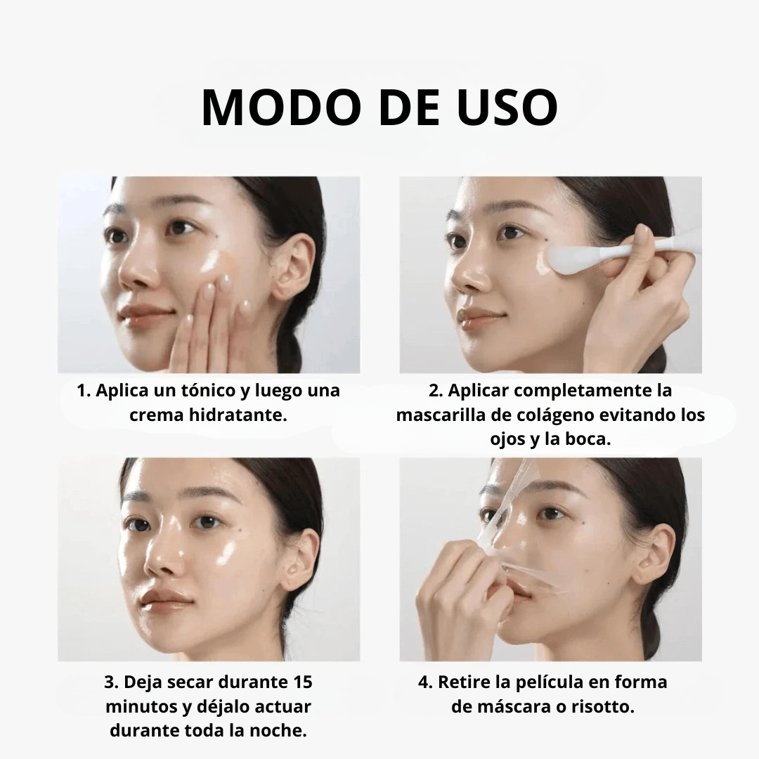 Máscara de colágeno con pincel aplicador®