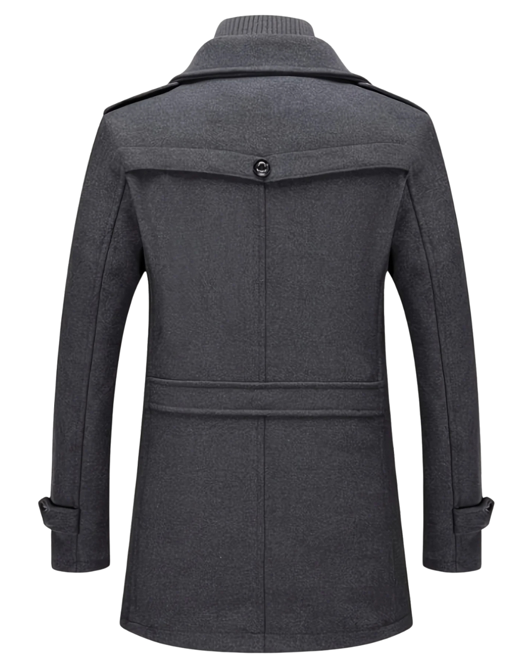 Abrigo de lana de corte medio para hombre®