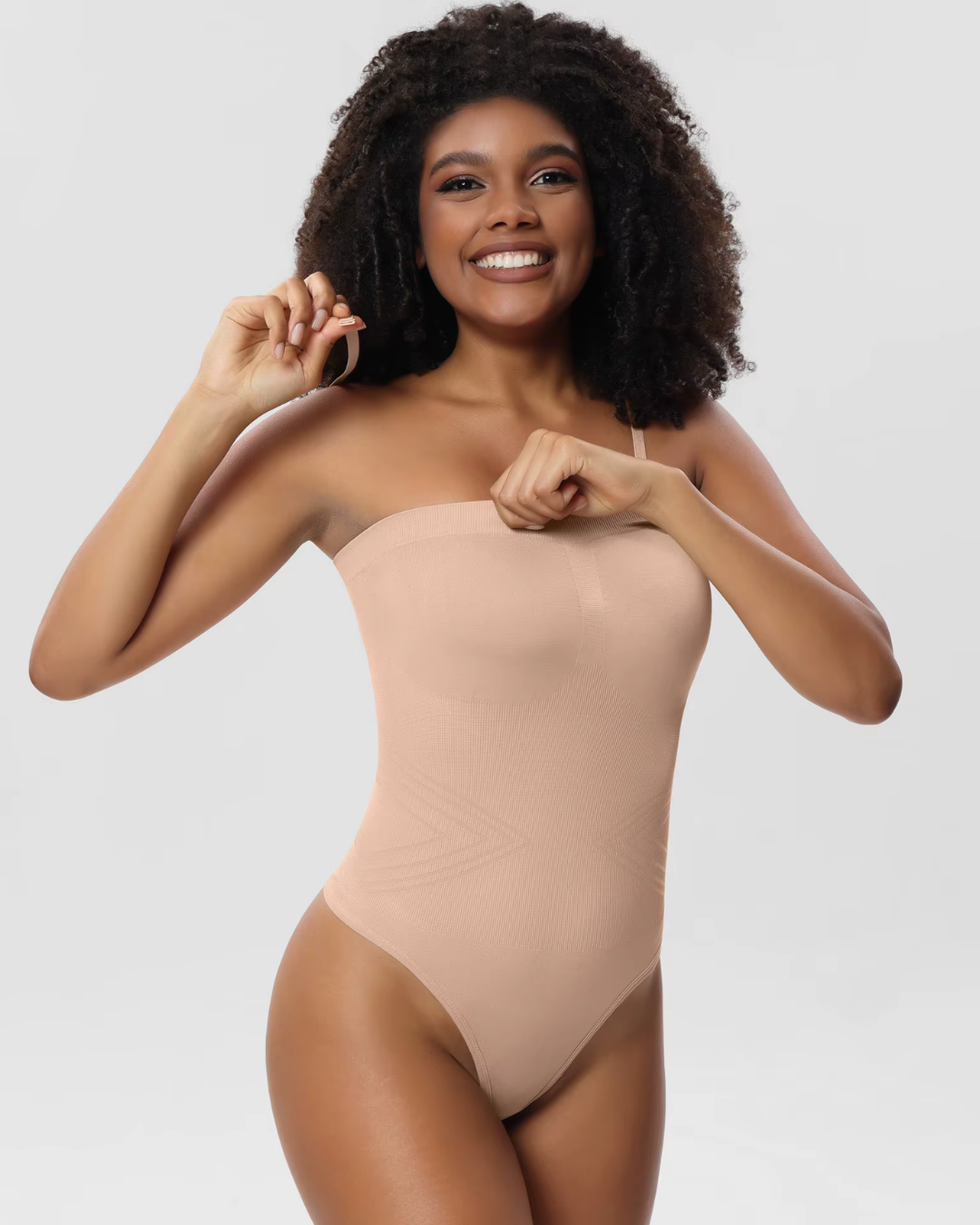 Body sin tirantes con control de abdomen y modelado sin costuras para mujer®