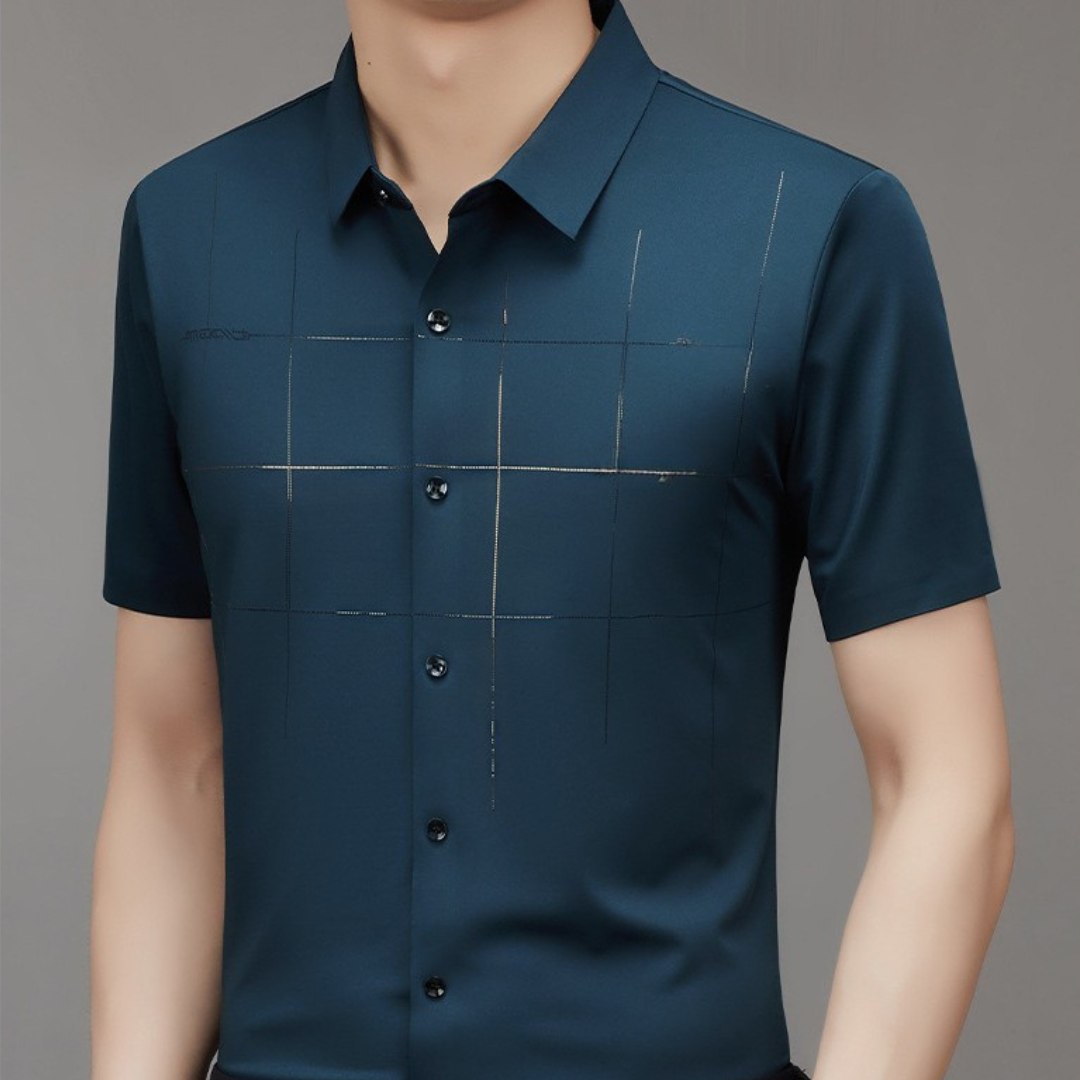 Camisa de Manga Corta para Hombre con un Estilo Moderno y Elegante®