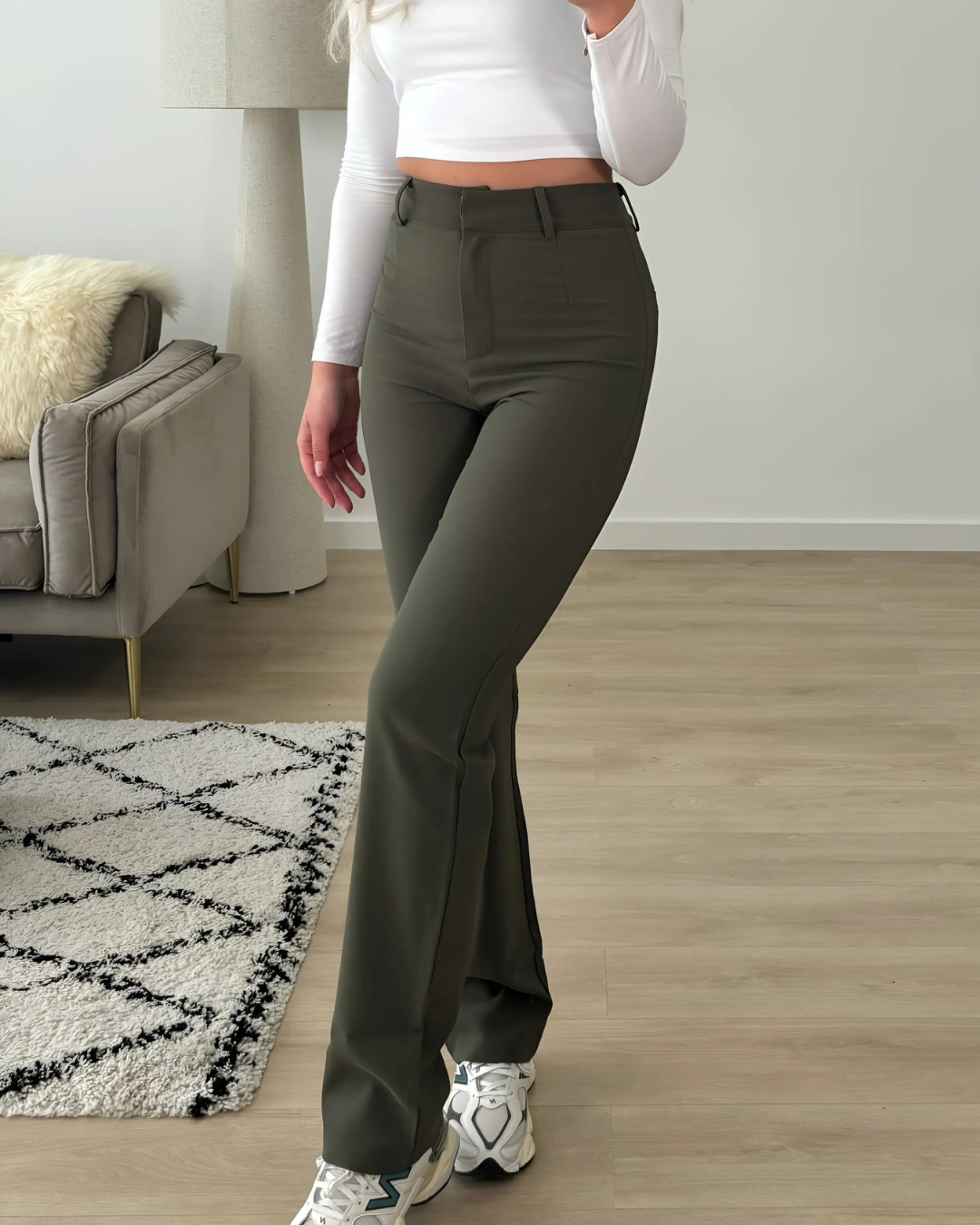 Pantalón Casual Elástico para Mujer