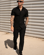 Conjunto Casual de Camiseta Manga Corta y Pantalón para Hombre®