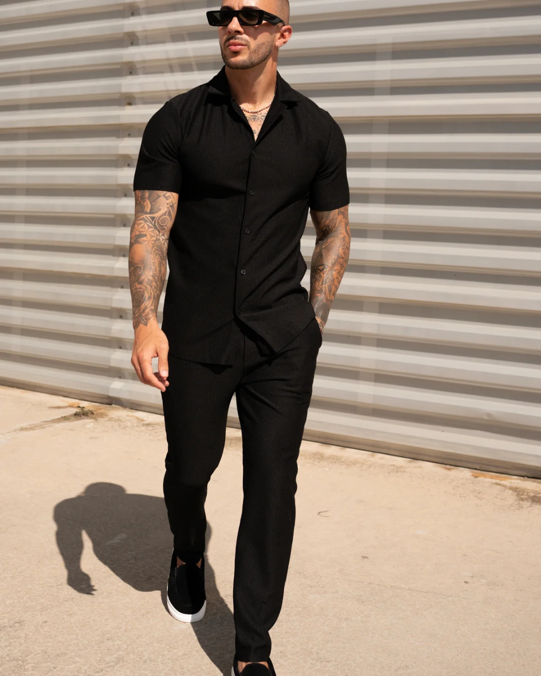 Conjunto Casual de Camiseta Manga Corta y Pantalón para Hombre®