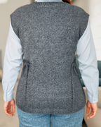 Chaleco de Punto con Ajuste Personalizado para Mujer