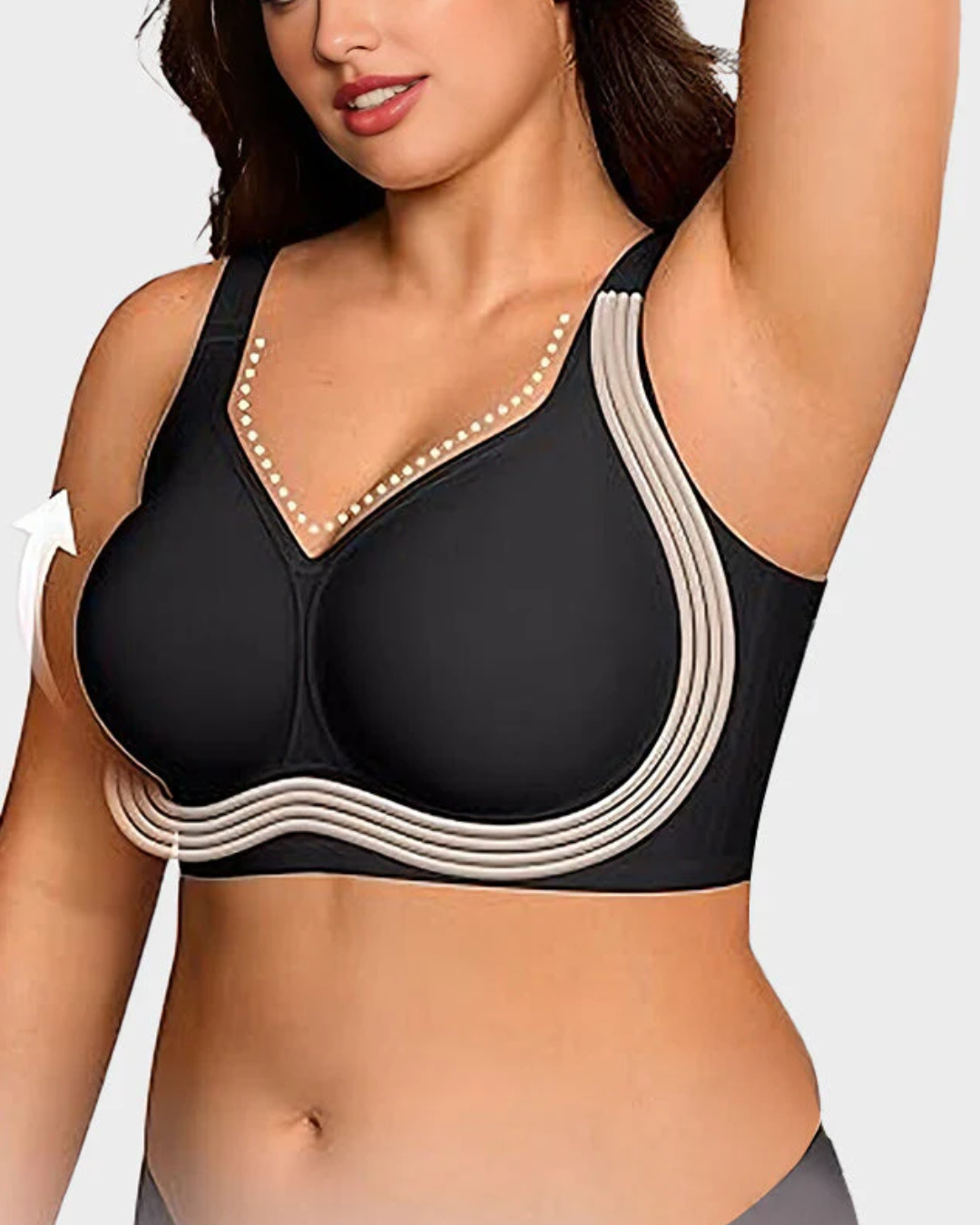 Sujetador de cobertura total y soporte flexible sin aros (OFERTA 2X1)