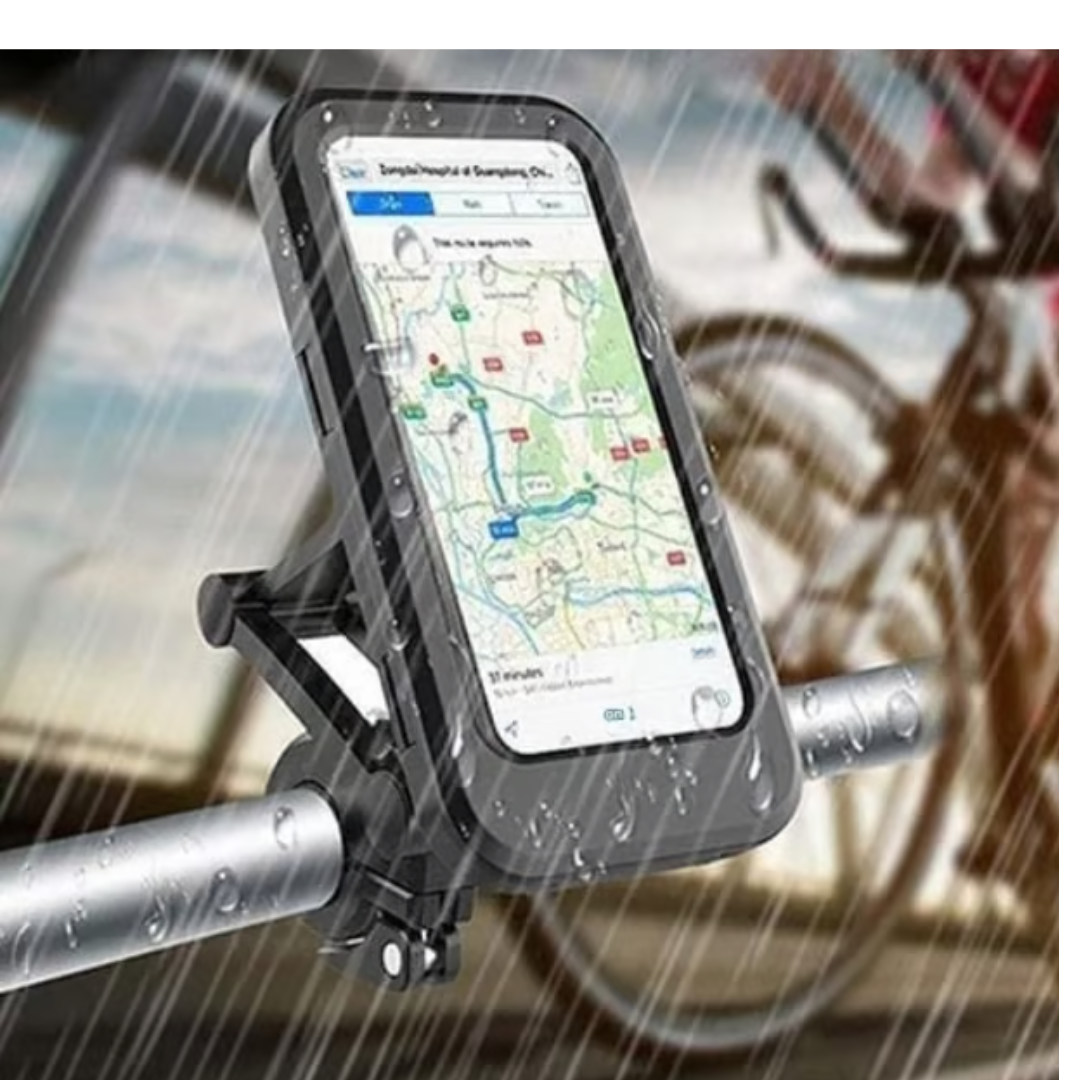 Soporte impermeable para teléfono uso en bicicleta y motocicleta (OFERTA 2X1)®