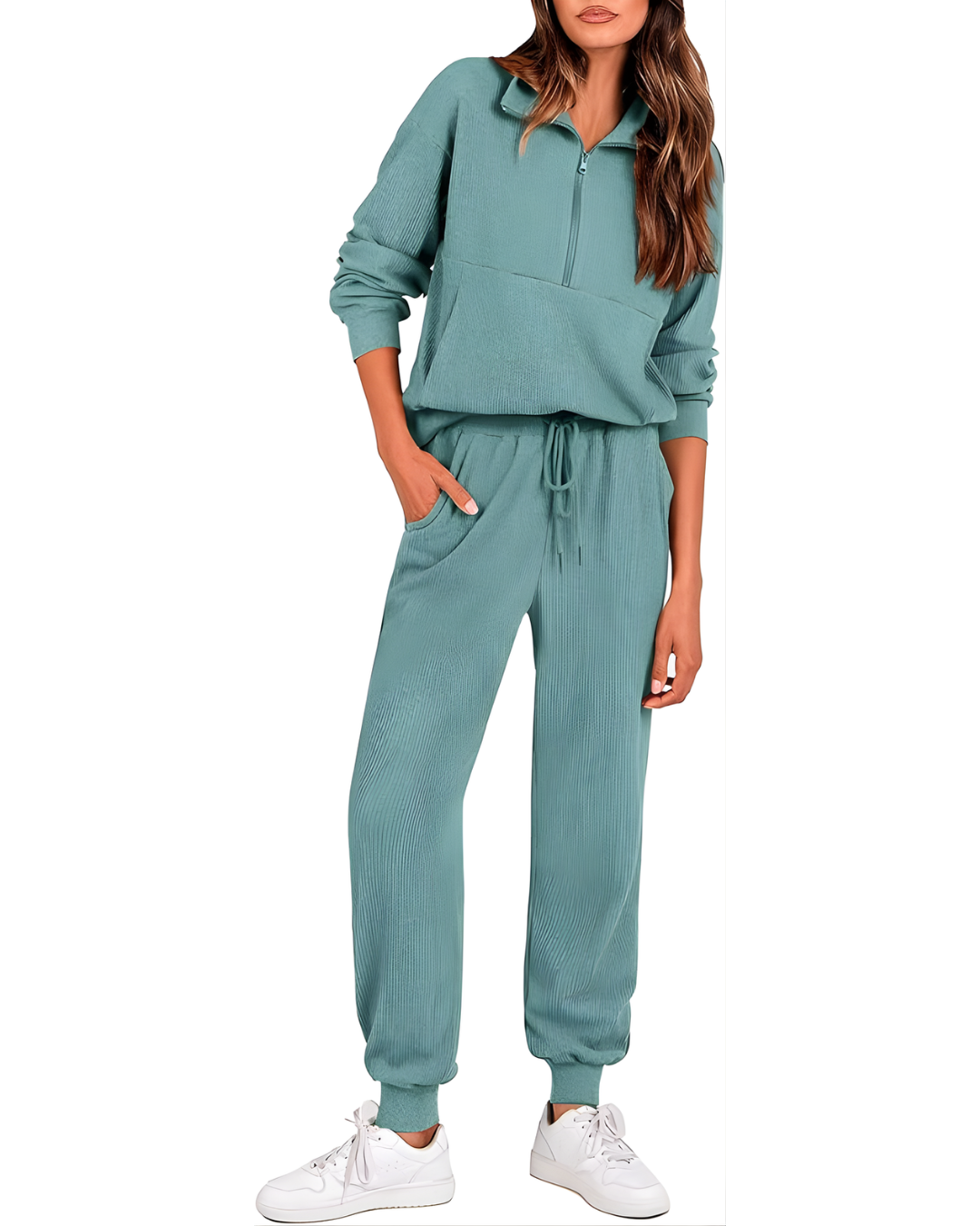 Conjunto de 2 piezas con Joggers de Lujo Para Mujer®