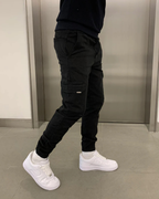 Pantalón cargo jogger elástico de estilo urbano para hombre