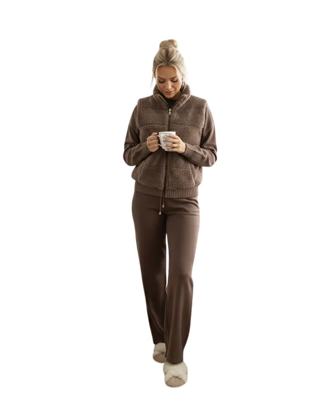 Conjunto de Punto de Lujo de 3 Piezas para Máxima Comodidad Para Mujer®