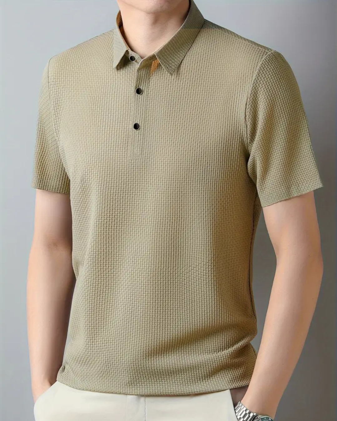 Camiseta polo casual transpirable