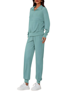 Conjunto de 2 piezas con Joggers de Lujo Para Mujer®