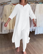 Conjunto Casual de Lino para Mujer Estilo Natural®