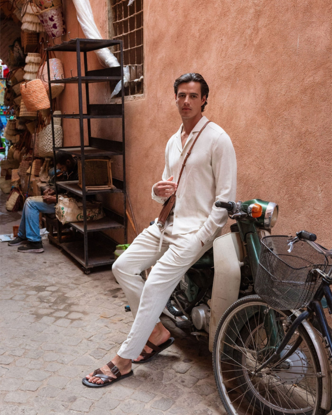 Conjunto Elegante con Acabado en Lino para Hombres®